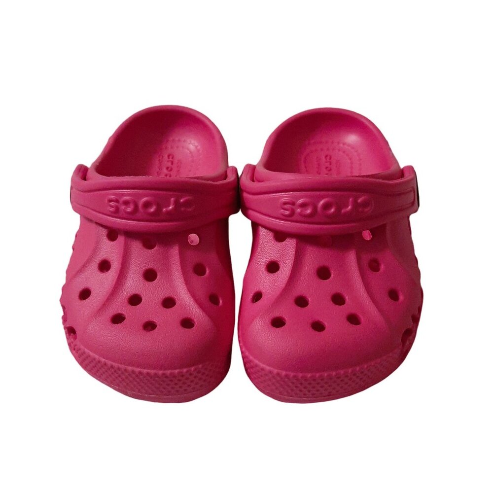 Toddler Girl's Pink Crocs Classic Clogs- Size c6